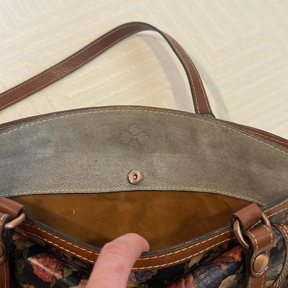 Patricia Nash Vintage Belver Floral Fields Shoulder Bag - Picture 13 of 13